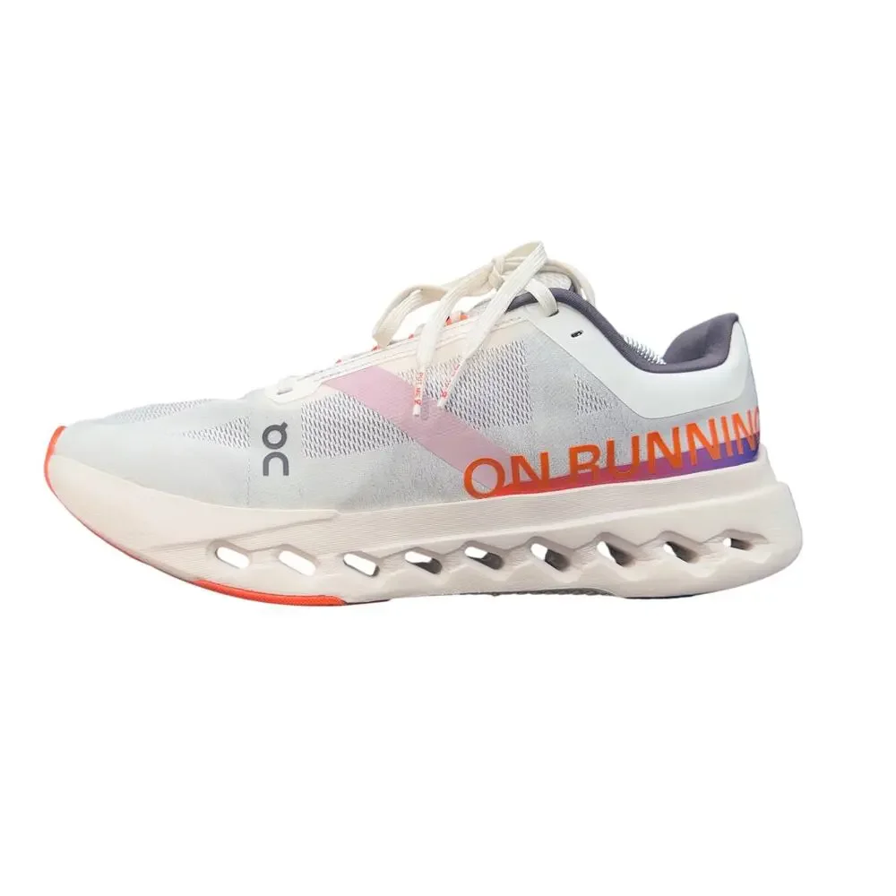 On Cloudsurfer Next Running Shoes White Pink Orange Women’s US 9.5 EU 41